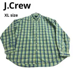 00s J.CREW チェック柄 長袖シャツ ボタンダウン vintageのサムネイル