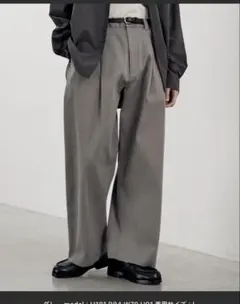 WYM LIDNM HARD GABA LOOSE FIT TROUSERS