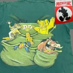 USA製】90s Disney ライオンキング 手書き風イラスト Tシャツ - メルカリ