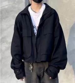 Chikashitsu+ cropped bomber jacket ミリタリー - メルカリ