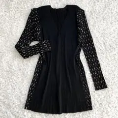 美品❢ロングワンピース　プリーツプリーズ　イッセイミヤケ イッセイミヤケプリーツプリーズロングワンピースレア