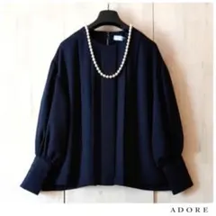2025年最新】ADORE (アドーア) ライトジョーゼットブラウスの人気