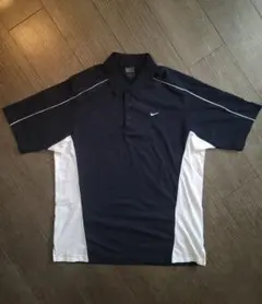 ■ 美品 NIKE ポロシャツ DRI-FIT ブラック Lのサムネイル