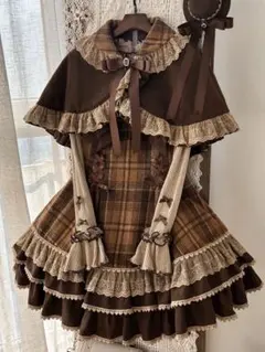 チョコ色セットアップ❤️ミニワンピ&ボレロで女子会デートにぴったり