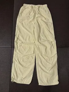 GU テックパラシュートプルオンパンツ　Sサイズ　イエロー