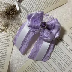 1641. キンブレリボン(薄紫)現品1点限り ペンラリボン ヲタ活