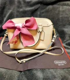 コーチ COACH 2way ショルダーバッグ【スカーフ付】