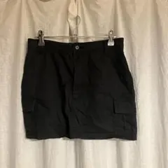who's who gallary black cargo skirt y2kのサムネイル