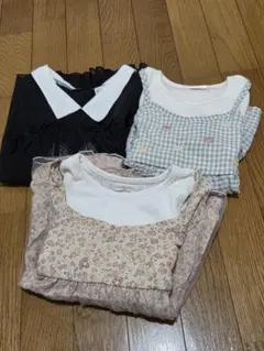 【130cm】女の子トップス3点セット