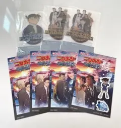 探偵コナン/隻眼の残像×セブンイレブン　ステッカー＆ポップアップコースター