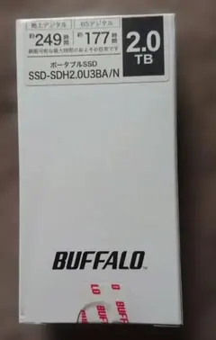 BUFFALO 2.0TB 1050MB/s SSD-SCH2.0U3BA/D - メルカリ