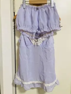 リサマリ ルームウェア セットアップ キャミソール ショートパンツ パープル Mのサムネイル
