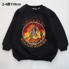 90s MICKEY INC./刺繍スウェット/2-4歳(110cm相当)のサムネイル