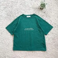 【ROPE PICNIC】 ロゴプリントTシャツ コットン クルーネック 38