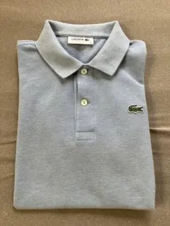 LACOSTE ポロシャツ 水色杢 S相当