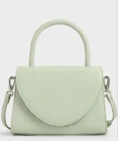 CHARLES & KEITH クロックエフェクト トップハンドルバッグ