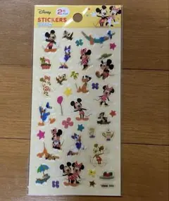 【未使用未開封品】箔ありシール（ミッキー＆フレンズ）