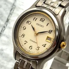 極美】 SEIKO 7N43-7B80 2005年製 チタン 20BAR防水 - メルカリ