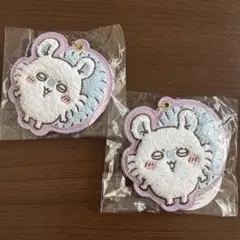 ちいかわ　もこもこサガラ刺繍キーホルダー　モモンガ