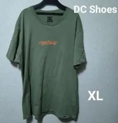 ディーシーシューズ ルーズグラフィックTシャツ カーキXLスケーター ストリート