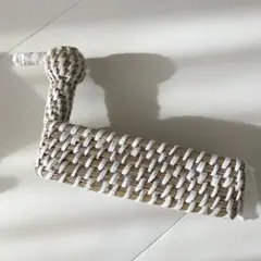 People Tree 編み込み収納バスケット アヒル 小物入れ リモコン入れ