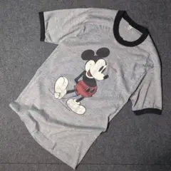 70s Disney ミッキー リンガーT 霜降りのサムネイル