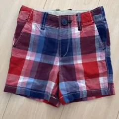 GAP ギャップ 赤チェック柄 ボトムスパンツ