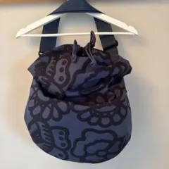 【完売 人気】ユニクロ×マリメッコ ドローストリングショルダーバック