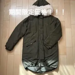 repipi armarioカーキ 中綿コート ファー付きMサイズ150cm