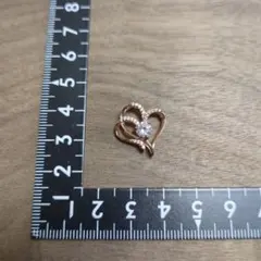 K10金【ダイヤモンド0.02ct 】ハート型✨ピンクゴールドペンダント