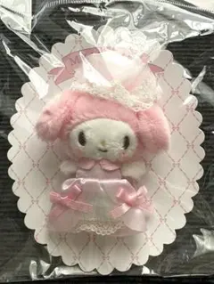 新品未開封 サンリオ　レディマイメロディ バラ マスコットブローチ