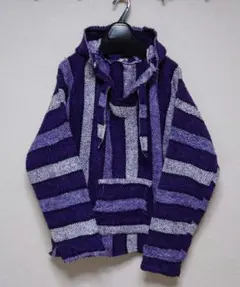 Stüssy ストライプ フーディ　ビンテージ　メキシカンパーカー Stüssy ストライプ フーディ ビンテージ メキシカンパーカー