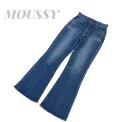 【美品】MOUSSY MVS D/BLU FLARE 27 Lのサムネイル