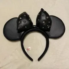 ディズニー ミッキー耳 カチューシャ 黒
