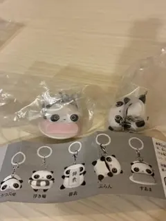 たれぱんだ つなげて可愛いマスコットチャーム めじるしアクセサリー　　2個