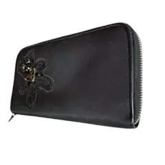 PRADA プラダ 長財布 ブラック ベアモチーフ 三角ロゴプレート