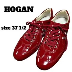 イタリア製 HOGAN エナメル スニーカー 24.5㎝ レッドのサムネイル