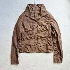 Gianni lo Giudice シワ加工 ストライプ シャツジャケット 40のサムネイル