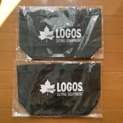 LOGOS ランチバッグ　ミニトートバッグ　ダークグリーン　２つセットのサムネイル