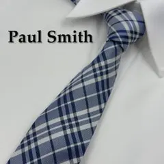✨️美品✨️ ポールスミス ネクタイ チェック ストライプ 光沢