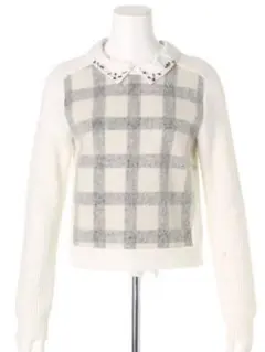 アプワイザーリッシェ　チェックニット