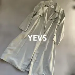 YEVS アイスブルー　トレンチコート