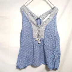 ギャップ★GAP Lサイズ タンクトップ 薄手 青 ブルー 可愛い 海外製のサムネイル