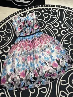 Chesty ノースリーブフラワーワンピース