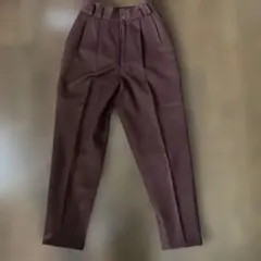 茶色パンツ レディース 秋冬