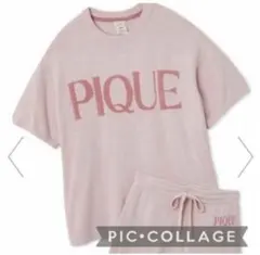 ジェラピケ スムーズィーロゴジャガードプルオーバー&ショートパンツセット