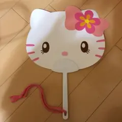 USJうちわ ハローキティーのサムネイル