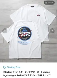 ロゴ デザイン 半袖 Tシャツ