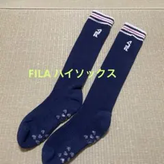 お値下げ⭐️ FILAゴルフソックス　ネイビー