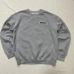 ギルダン　GILDAN スウェット トレーナー グレー ワンポイント スクール